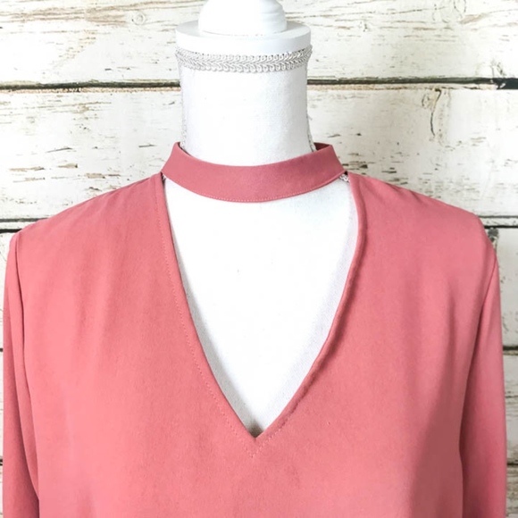 NWT Paper Crane Mauve "Spring Forward" Dress Sz Lg - Picture 4 of 8